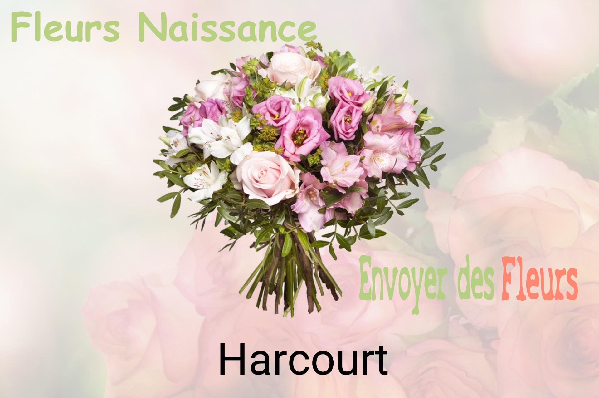 Bouquet de fleurs de naissance livré à Harcourt